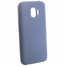 Чехол-накладка J2 Pro (2018) Silicone Cover Blue