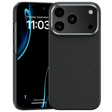 Чехол iPhone 17 Pro Benks ArmorAir Case Kevlar Black Black (Черный)